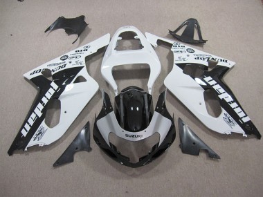 Carénage Moto GSXR 600 K1 K2 K3 01-03 - Blanc Noir