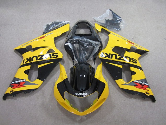 Carénage Moto GSXR 600 K1 K2 K3 01-03 - Jaune Noir Carénage Moto GSXR 600 K1 K2 K3 01-03 - Jaune Noir