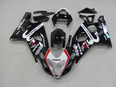 Carénage Moto GSXR 750 K4 04-05 - Noir Rouge Beacon