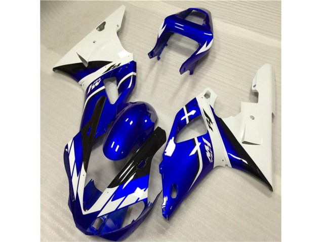 Carénage Moto R1 00-01 - Blanc Bleu Carénage Moto R1 00-01 - Blanc Bleu