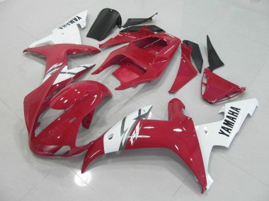 Carénage Moto R1 02-03 - Rouge Blanc