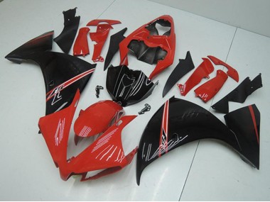 Carénage Moto R1 12-14 - Rouge Noir