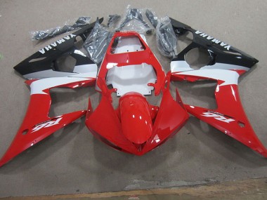 Carénage Moto R6 03-05 - Rouge Blanc