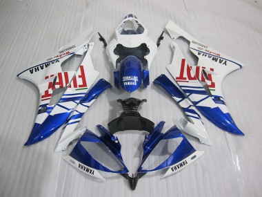 Carénage Moto R6 06-07 - Bleu Blanc Fiat
