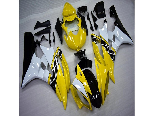 Carénage Moto R6 06-07 - Jaune Blanc Noir Carénage Moto R6 06-07 - Jaune Blanc Noir