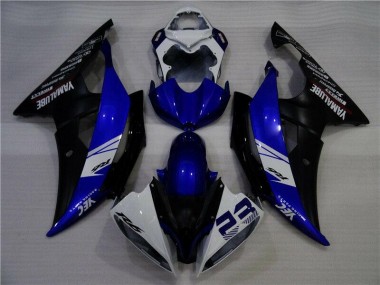 Carénage Moto R6 08-16 - Bleu Blanc Noir YEC 23