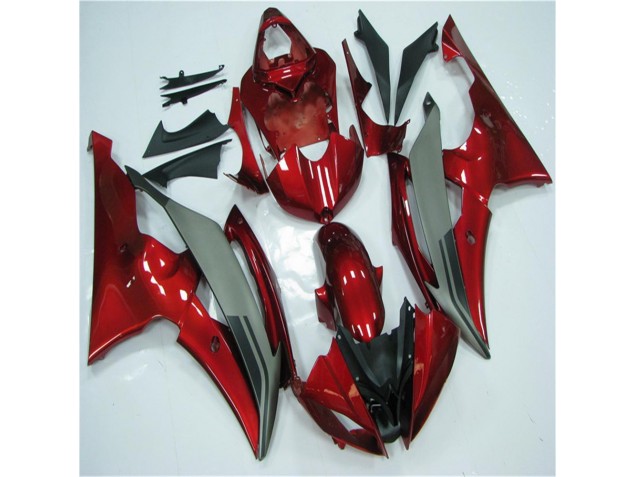 Carénage Moto R6 08-16 - Rouge Gris