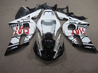 Carénage Moto R6 98-02 - Blanc Noir Fiat
