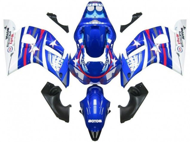 Carénage Moto R6 98-02 - Bleu Blanc Star Fiat Carénage Moto R6 98-02 - Bleu Blanc Star Fiat