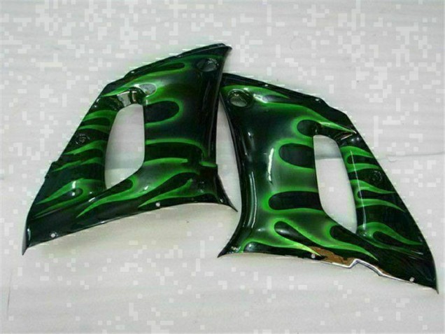 Carénage Moto R6 98-02 - Vert Noir Carénage Moto R6 98-02 - Vert Noir