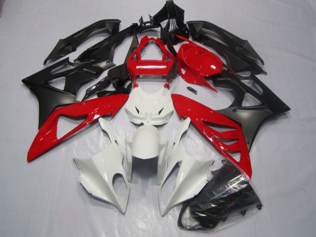 Carénage Moto S1000RR 09-14 - Blanc Rouge Noir Carénage Moto S1000RR 09-14 - Blanc Rouge Noir