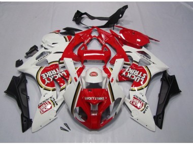 Carénage Moto S1000RR 09-14 - Rouge Blanc Lucky Strike