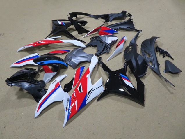 Carénage Moto S1000RR 19-21 - Noir Blanc Rouge Bleu Carénage Moto S1000RR 19-21 - Noir Blanc Rouge Bleu