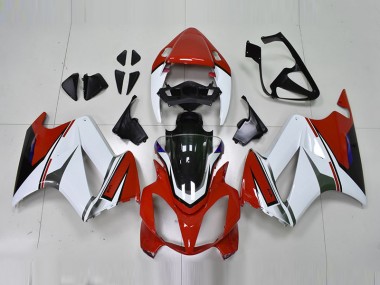 Carénage Moto VFR 800 02-13 - Blanc Rouge