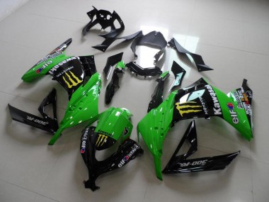 Carénage Moto ZX 300R 13-16 - Vert Monster
