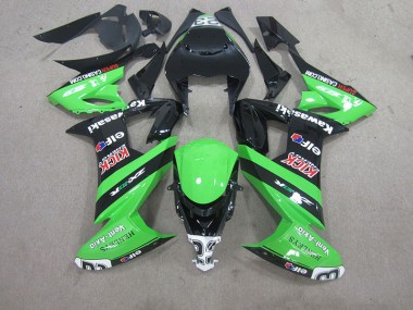 Carénage Moto ZX10R 08-10 - Noir Vert