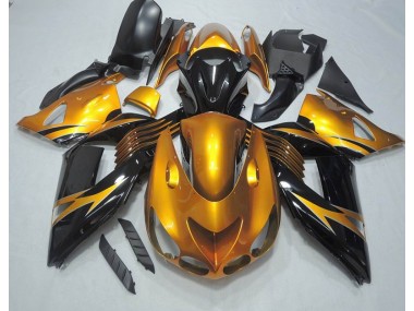 Carénage Moto ZX14R ZZR 1400 06-11 - Noir Or