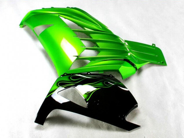 Carénage Moto ZX14R ZZR 1400 12-21 - Vert Noir Carénage Moto ZX14R ZZR 1400 12-21 - Vert Noir