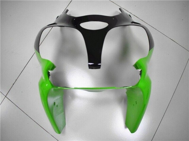 Carénage Moto ZX6R 00-02 - Vert Blanc Noir Carénage Moto ZX6R 00-02 - Vert Blanc Noir