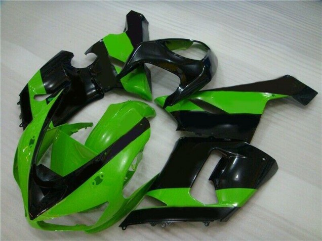 Carénage Moto ZX6R 05-06 - Vert Noir Carénage Moto ZX6R 05-06 - Vert Noir