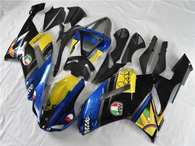 Carénage Moto ZX6R 07-08 - Bleu Requin Carénage Moto ZX6R 07-08 - Bleu Requin