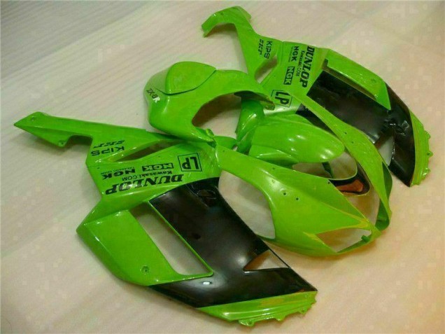 Carénage Moto ZX6R 07-08 - Vert Noir Dunlop Carénage Moto ZX6R 07-08 - Vert Noir Dunlop