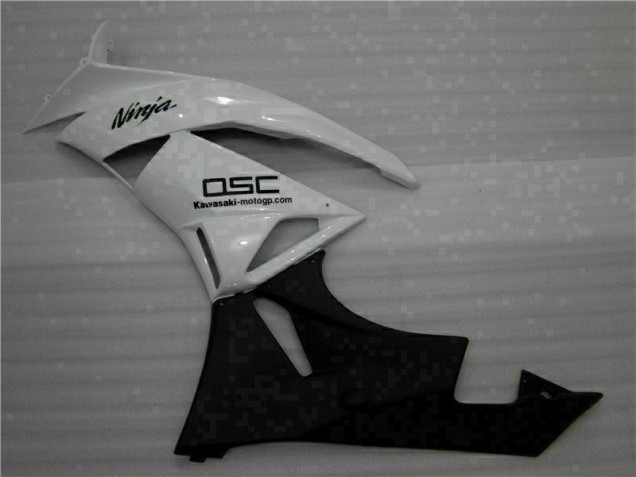 Carénage Moto ZX6R 09-12 - Blanc Noir Ninja Carénage Moto ZX6R 09-12 - Blanc Noir Ninja