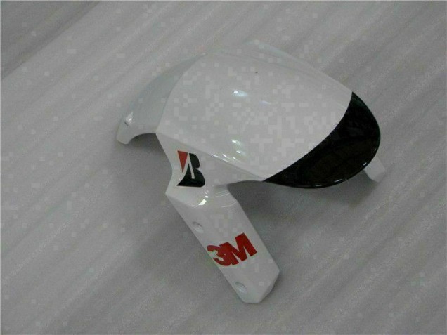 Carénage Moto ZX6R 09-12 - Noir Blanc 3M Touch4 Carénage Moto ZX6R 09-12 - Noir Blanc 3M Touch4