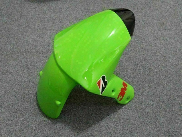 Carénage Moto ZX6R 09-12 - Noir Vert 3M Touch4 Carénage Moto ZX6R 09-12 - Noir Vert 3M Touch4