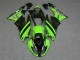 Carénage Moto ZX6R 09-12 - Noir Vert 3M Touch4 Carénage Moto ZX6R 09-12 - Noir Vert 3M Touch4