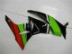 Carénage Moto ZX6R 09-12 - Noir Vert Rouge Carénage Moto ZX6R 09-12 - Noir Vert Rouge