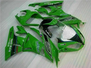 Carénage Moto ZX6R 09-12 - Vert Noir LeoVince