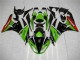 Carénage Moto ZX6R 09-12 - Vert Noir Rouge Carénage Moto ZX6R 09-12 - Vert Noir Rouge