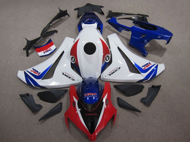 Carénages Moto CBR 1000 RR 08-11 - Blanc Bleu Rouge HRC Carénages Moto CBR 1000 RR 08-11 - Blanc Bleu Rouge HRC