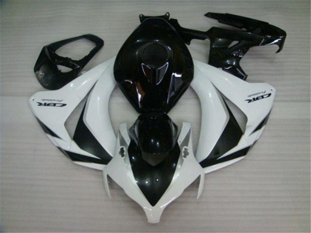 Carénages Moto CBR 1000 RR 08-11 - Noir Blanc Carénages Moto CBR 1000 RR 08-11 - Noir Blanc