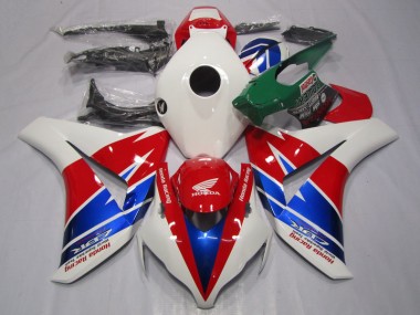 Carénages Moto CBR 1000 RR 08-11 - Rouge Blanc Bleu