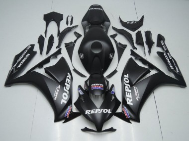 Carénages Moto CBR 1000 RR 12-16 - Noir Mat Repsol
