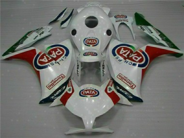 Carénages Moto CBR 1000 RR 12-16 - Rouge Blanc PATA
