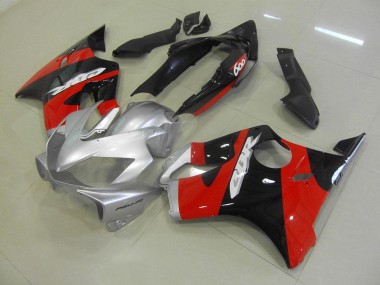 Carénages Moto CBR 600 F4i 04-07 - Noir Rouge Argent