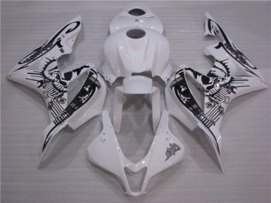 Carénages Moto CBR 600 RR 07-08 - Noir Blanc