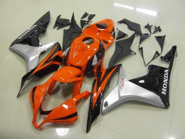 Carénages Moto CBR 600 RR 07-08 - Orange Argent Noir