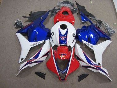 Carénages Moto CBR 600 RR 09-12 - Rouge Blanc Bleu HRC