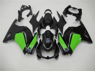 Carénages Moto EX250 08-12 - Noir Vert
