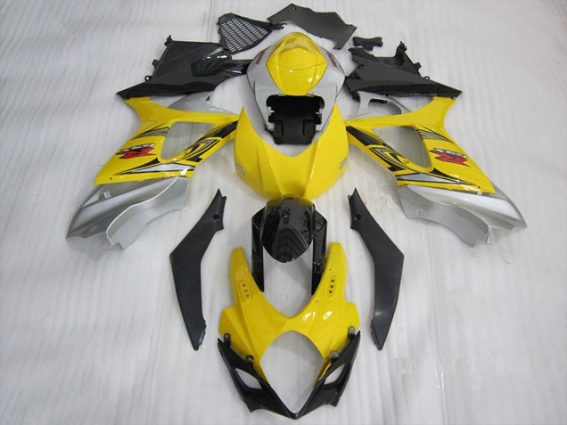 Carénages Moto GSXR 1000 K7 07-08 - Jaune Noir Carénages Moto GSXR 1000 K7 07-08 - Jaune Noir