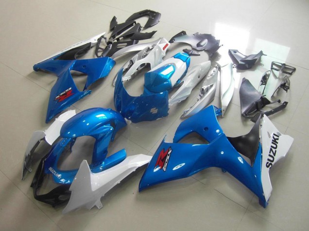 Carénages Moto GSXR 1000 K9 09-16 - Blanc Bleu Carénages Moto GSXR 1000 K9 09-16 - Blanc Bleu