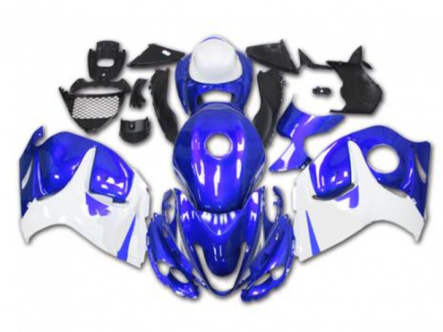 Carénages Moto GSXR 1300 Hayabusa 08-19 - Bleu Blanc Carénages Moto GSXR 1300 Hayabusa 08-19 - Bleu Blanc