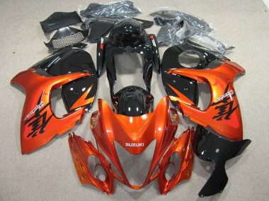 Carénages Moto GSXR 1300 Hayabusa 08-19 - Orange Noir