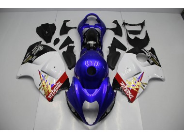 Carénages Moto GSXR 1300 Hayabusa 96-07 - Bleu Blanc