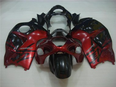 Carénages Moto GSXR 1300 Hayabusa 96-07 - Rouge Noir