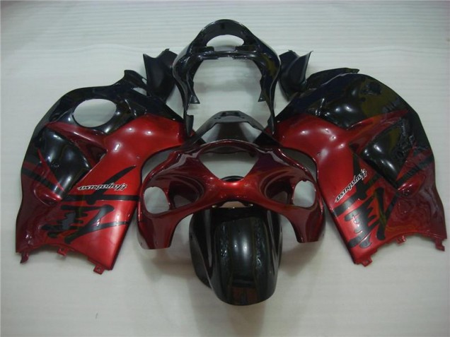 Carénages Moto GSXR 1300 Hayabusa 96-07 - Rouge Noir Carénages Moto GSXR 1300 Hayabusa 96-07 - Rouge Noir